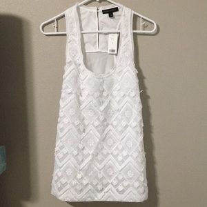 Banana Republic White sleeveless blouse